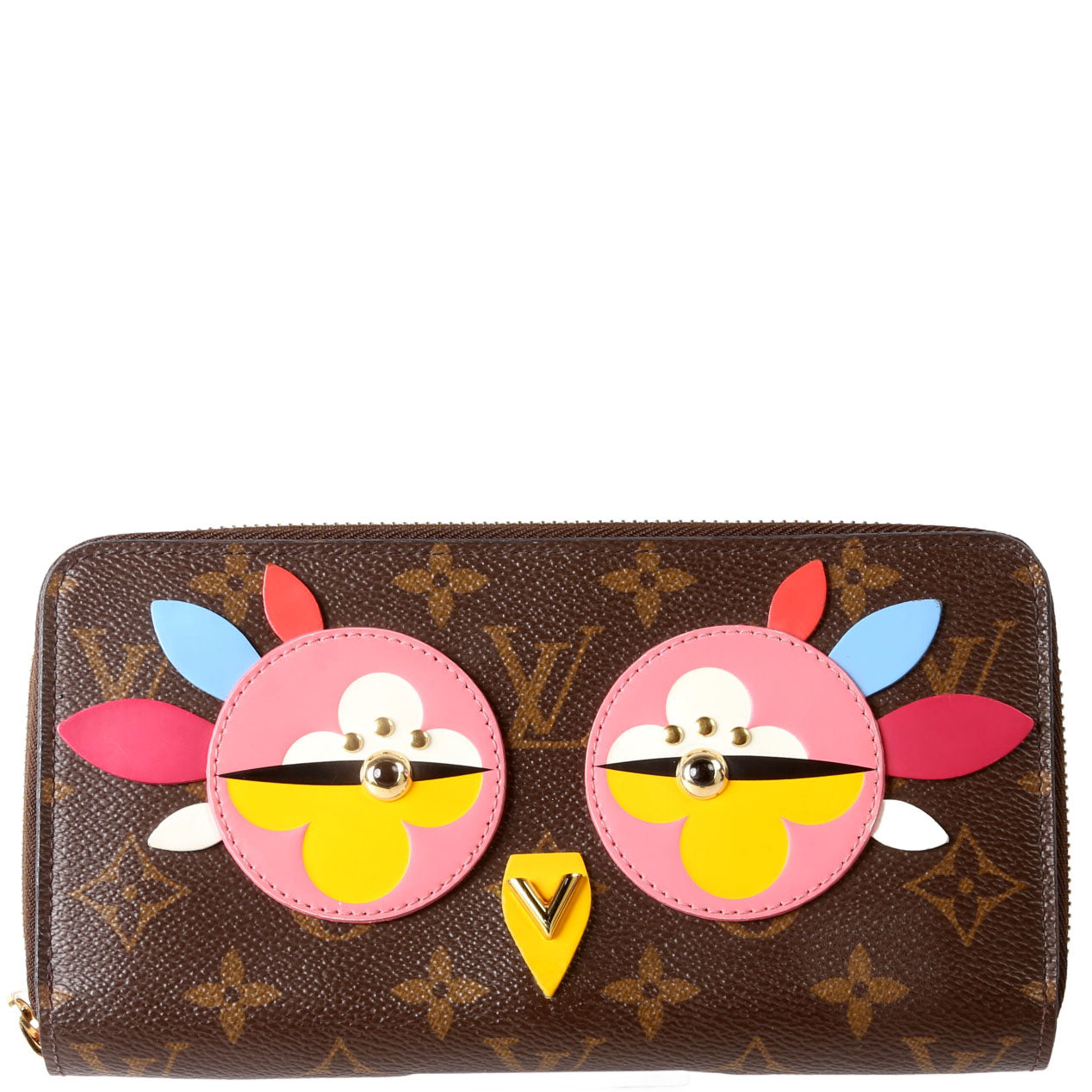 Zippy Wallet Lovely Birds Monogram
