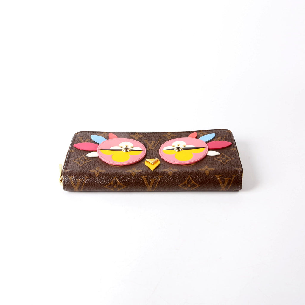 Zippy Wallet Lovely Birds Monogram