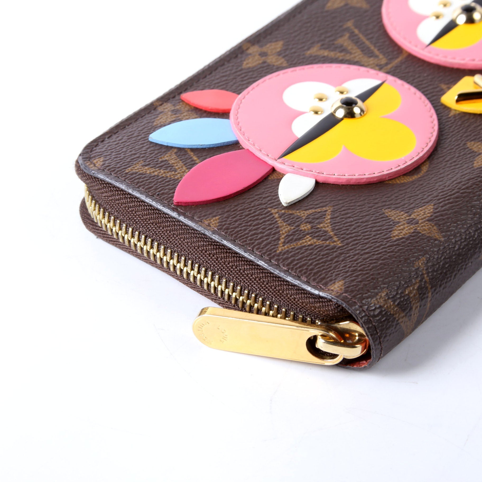 Zippy Wallet Lovely Birds Monogram
