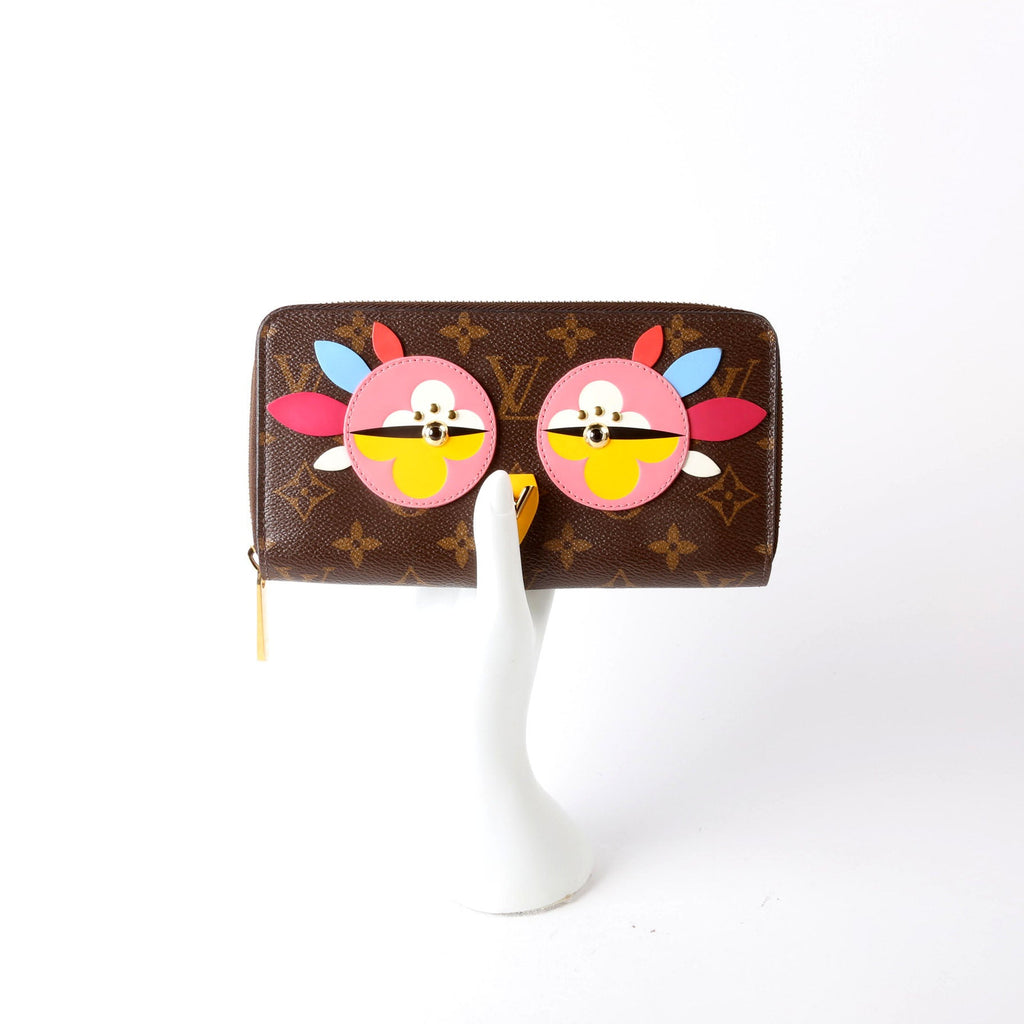 Zippy Wallet Lovely Birds Monogram