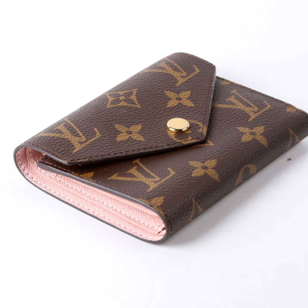 Victorine Wallet Monogram Pink