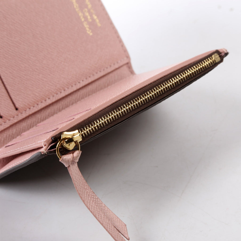 Victorine Wallet Monogram Pink