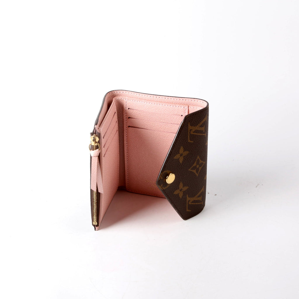 Victorine Wallet Monogram Pink