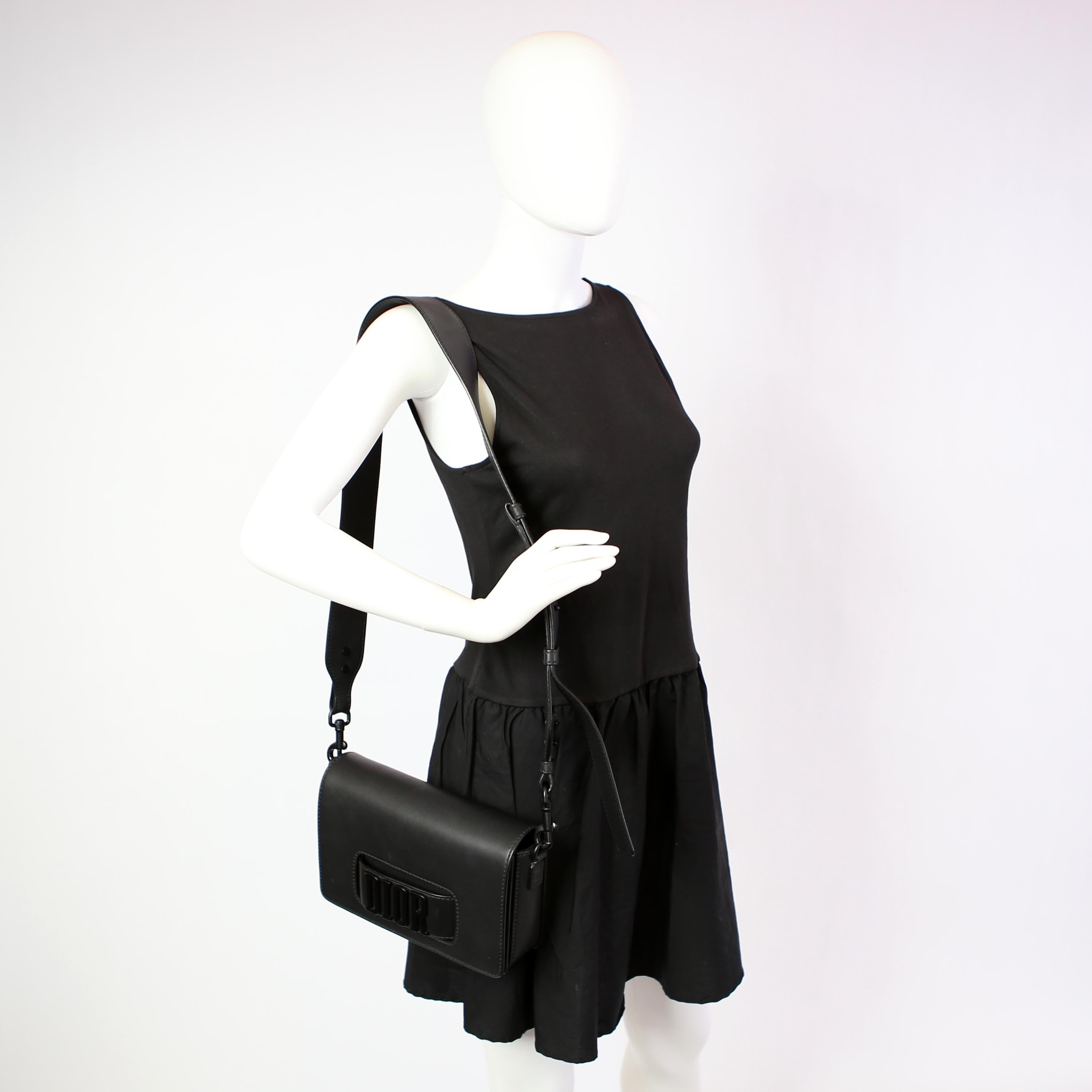 Dior Dio(r)Evolution Flap Bag Ultra Matte Black