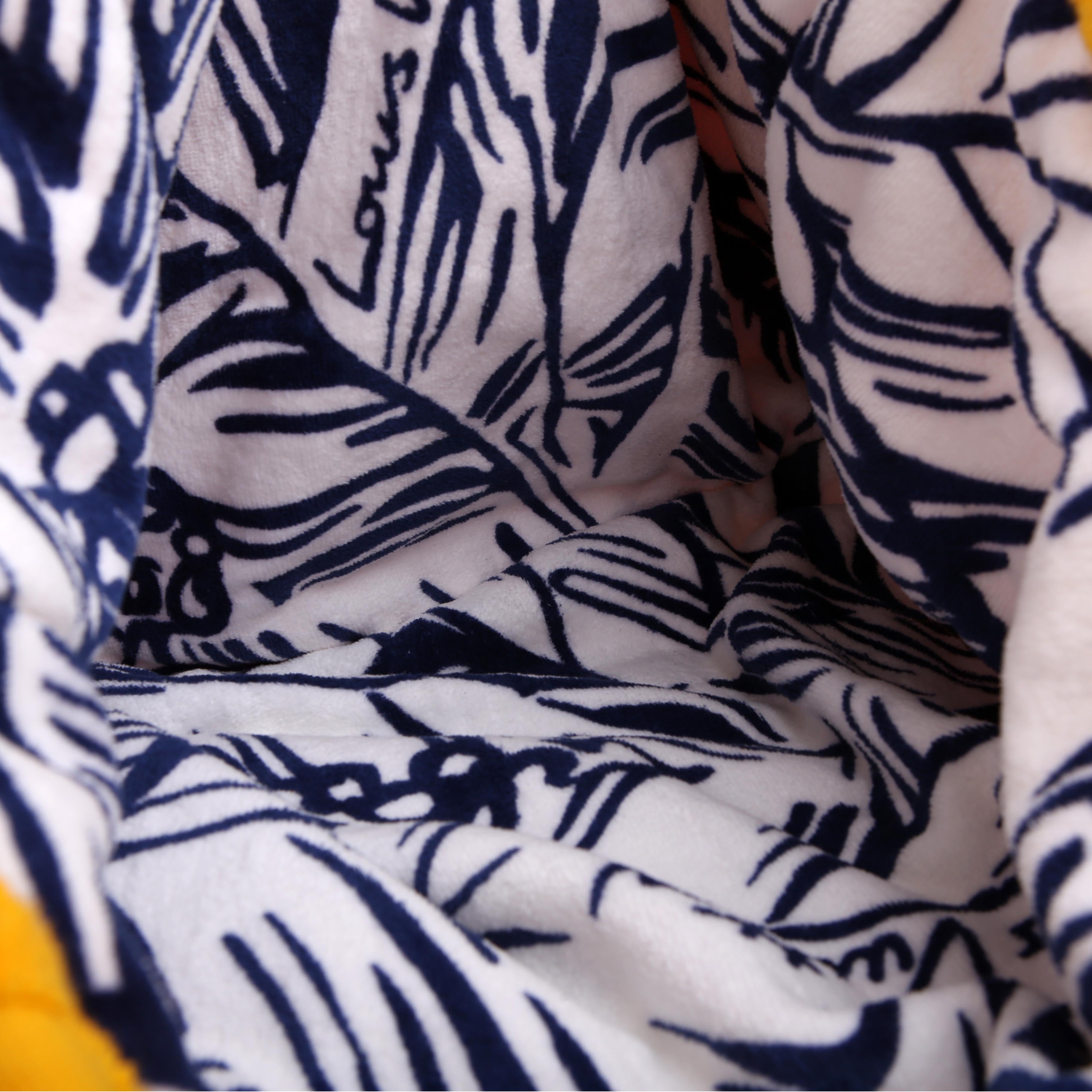 LVacation Tote Terry Cloth Monogram Yellow