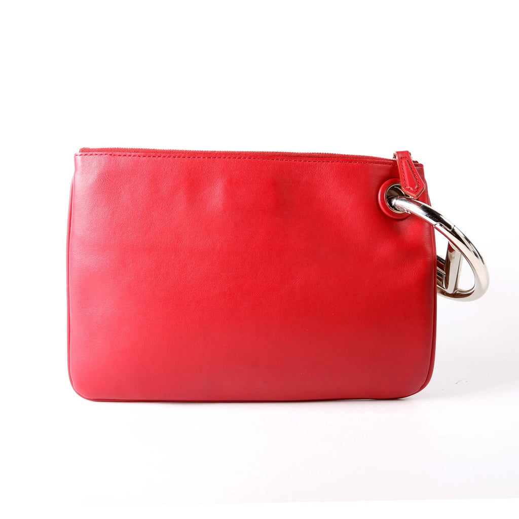 8BS001 Triplette Clutch Leather Multicolor