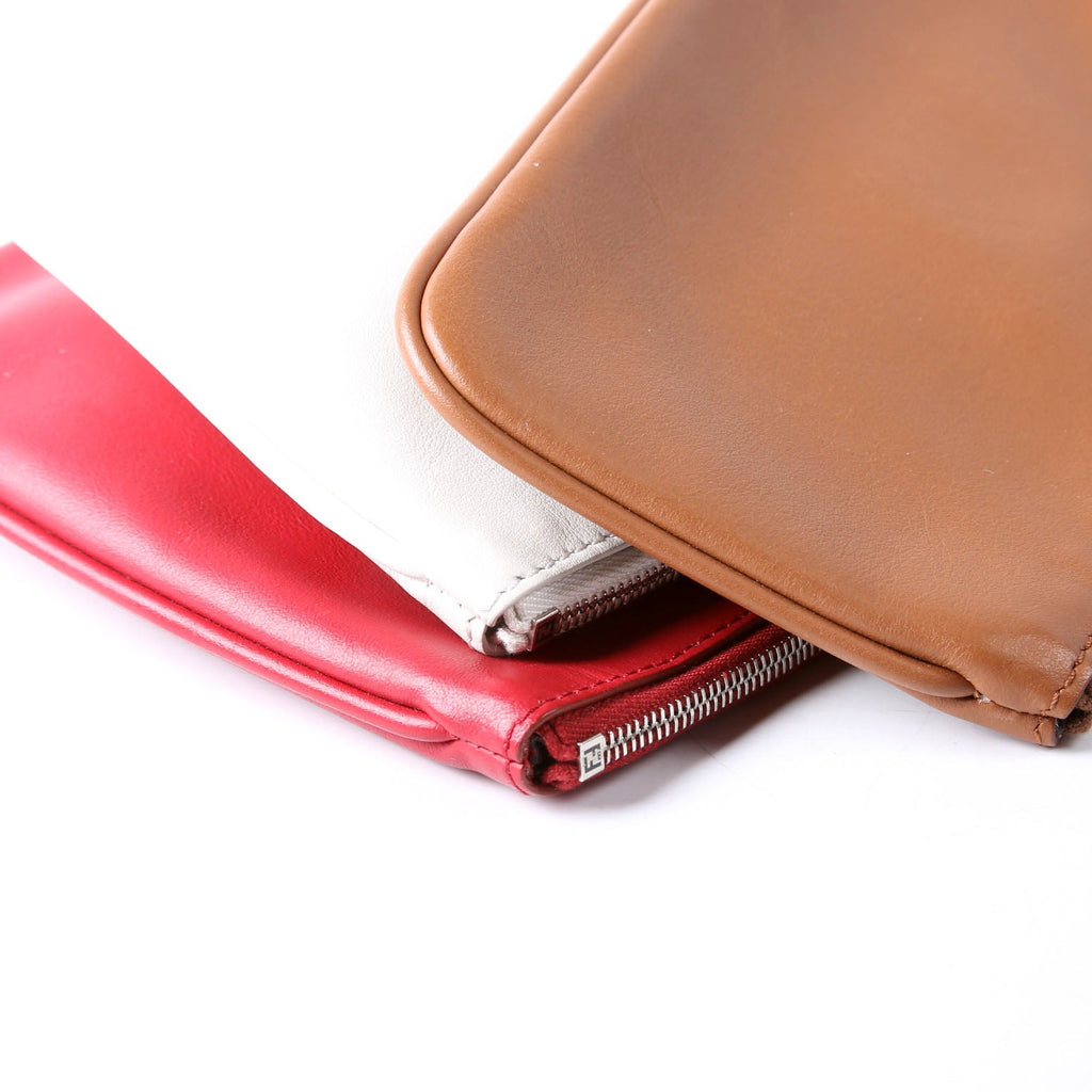 8BS001 Triplette Clutch Leather Multicolor