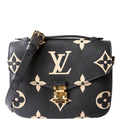 Pochette Metis Empreinte Bicolor Black/Beige