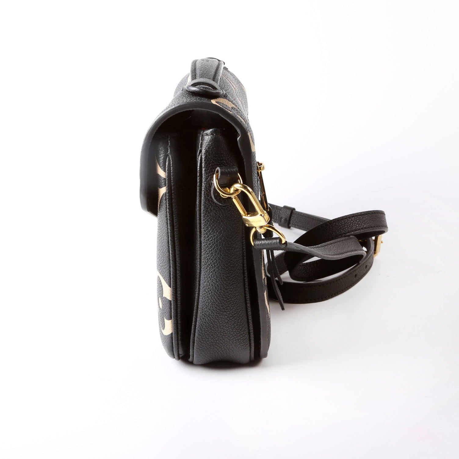 Pochette Metis Empreinte Bicolor Black/Beige