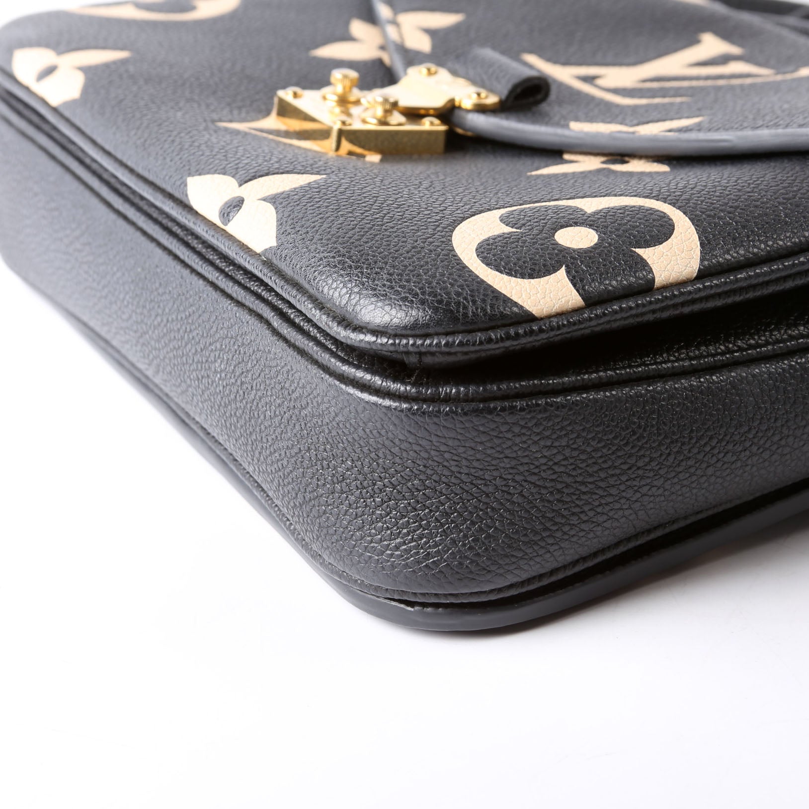 Pochette Metis Empreinte Bicolor Black/Beige