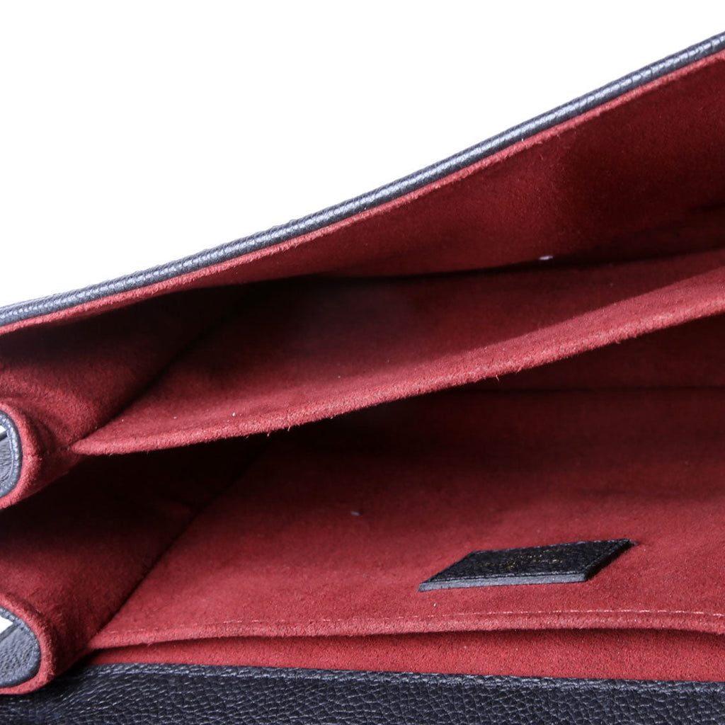 Pochette Metis Empreinte Bicolor Black/Beige