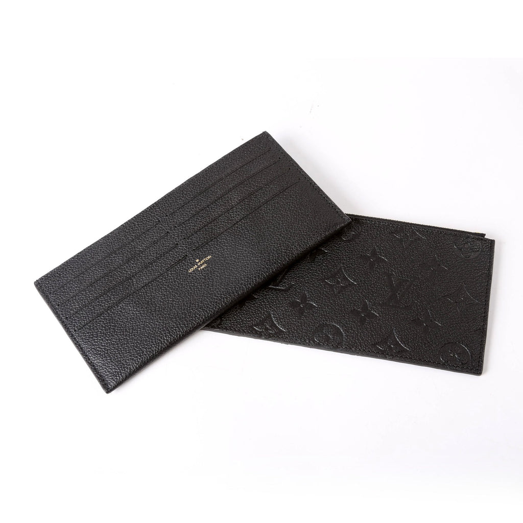 Pochette Felicie Empreinte Black
