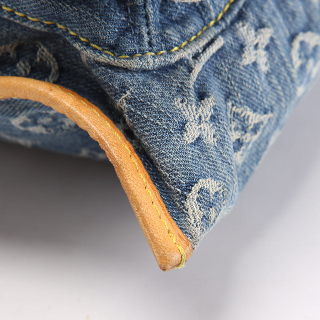 Denim Flat Shopper