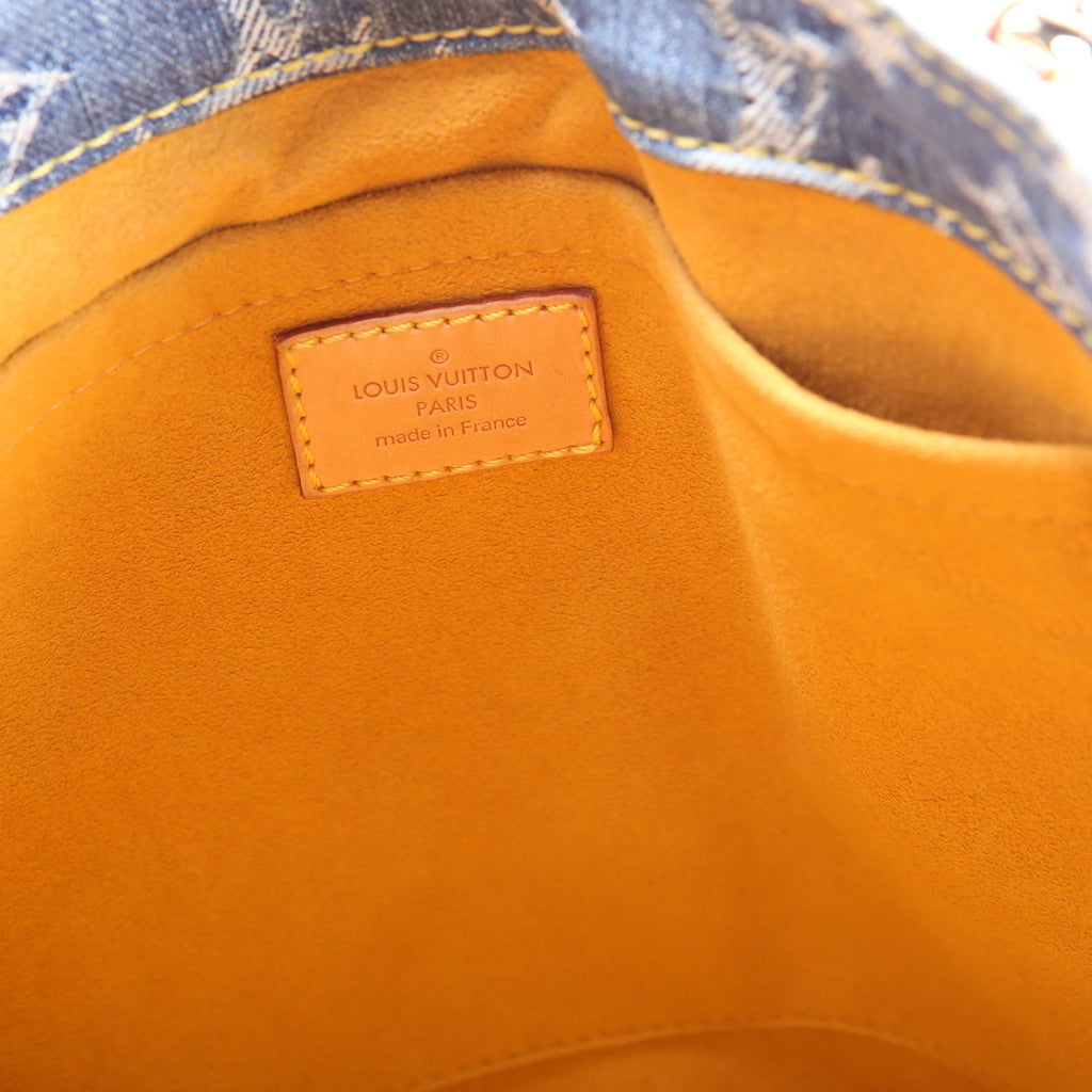 Denim Flat Shopper