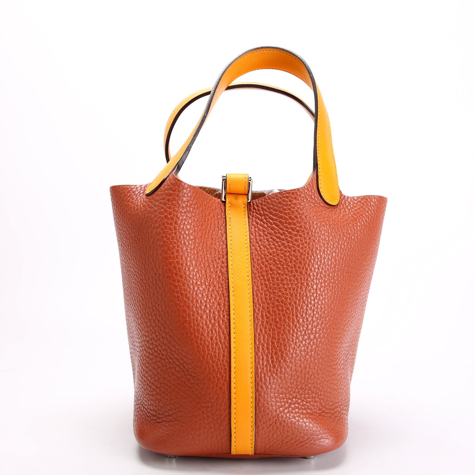 Hermes Picotin 18 Clemence Orange/Yellow
