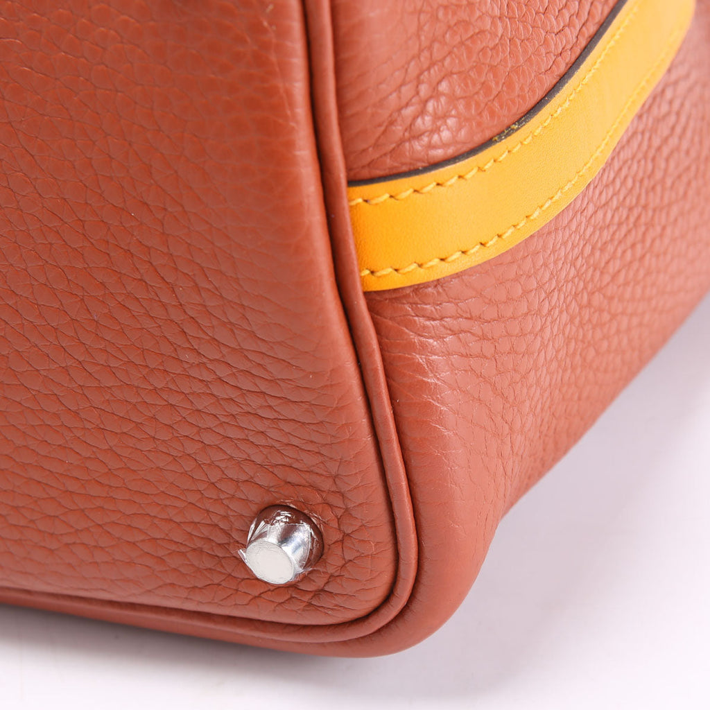 Hermes Picotin 18 Clemence Orange/Yellow