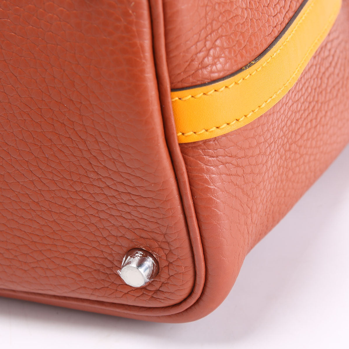 Hermes Picotin 18 Clemence Orange/Yellow