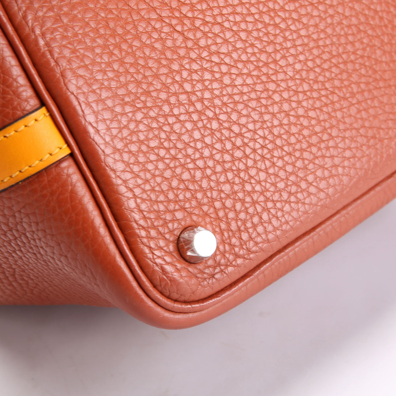 Hermes Picotin 18 Clemence Orange/Yellow