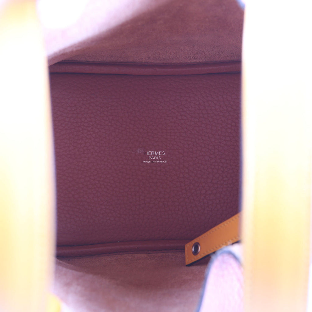 Hermes Picotin 18 Clemence Orange/Yellow