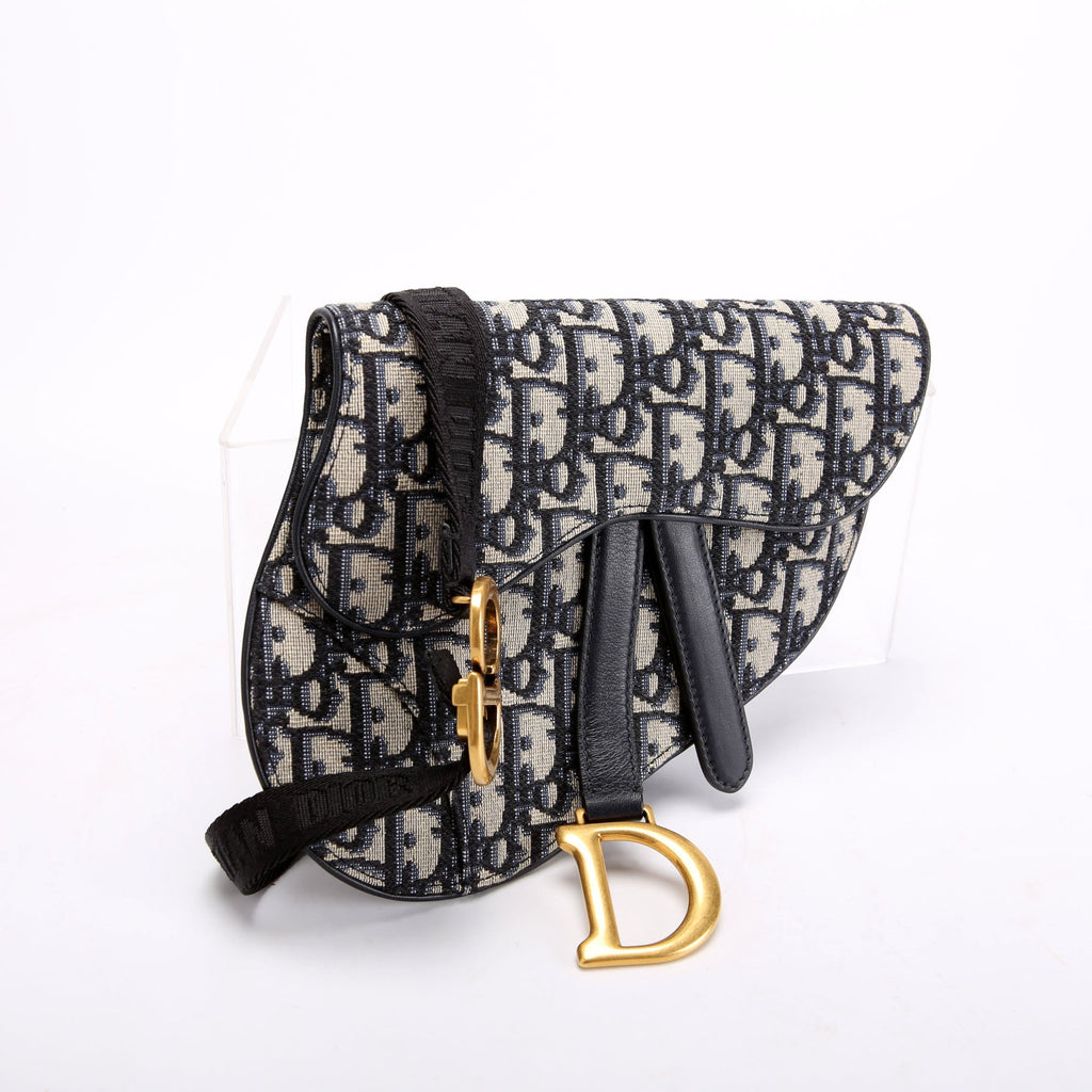 Saddle Pouch Belt Bag Oblique Navy
