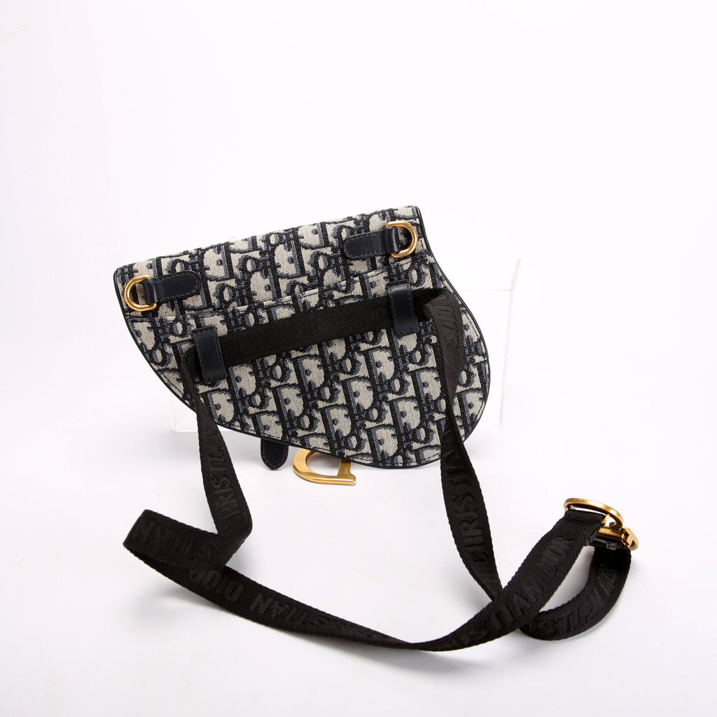 Saddle Pouch Belt Bag Oblique Navy