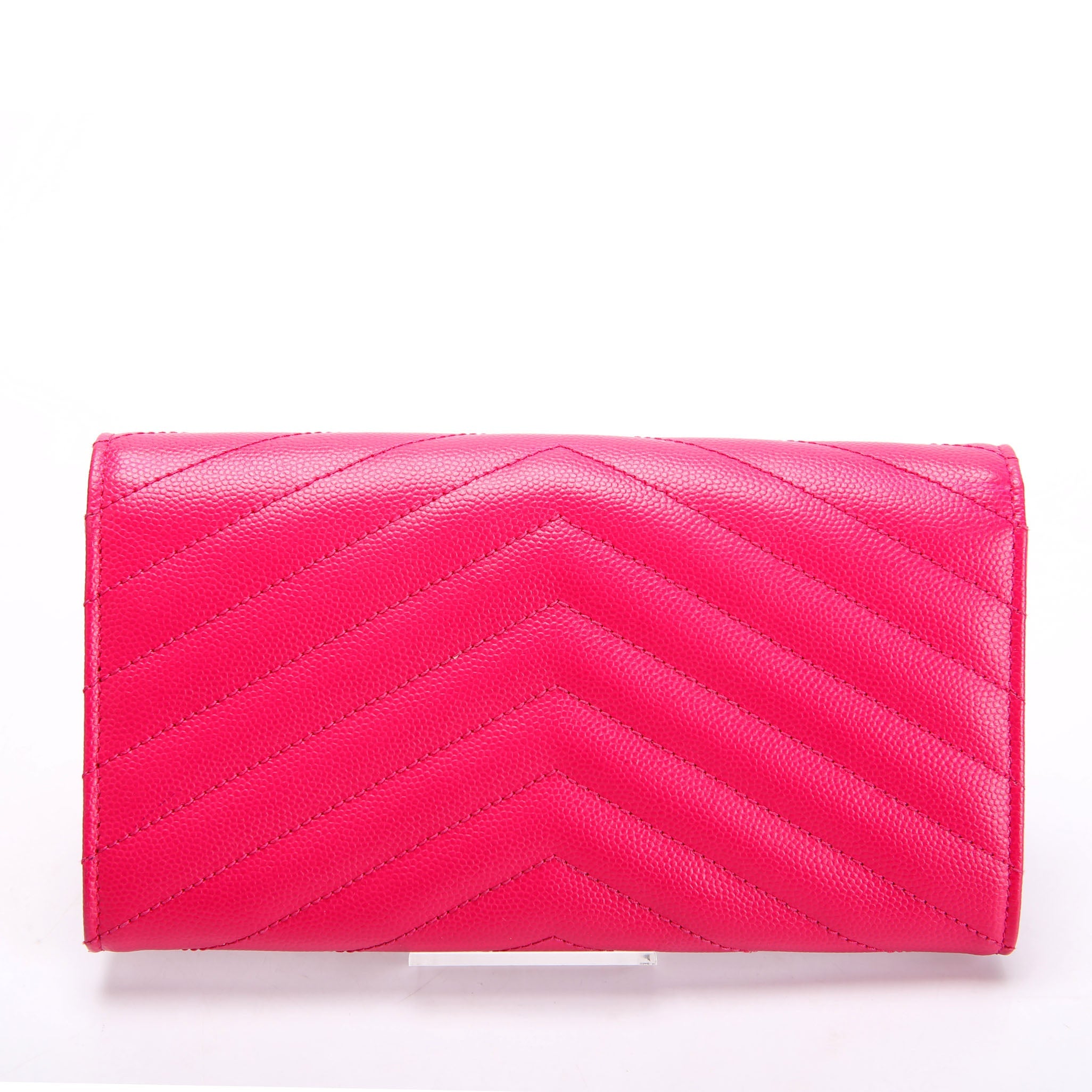 Flap Wallet Large Grain De 372264 Pink