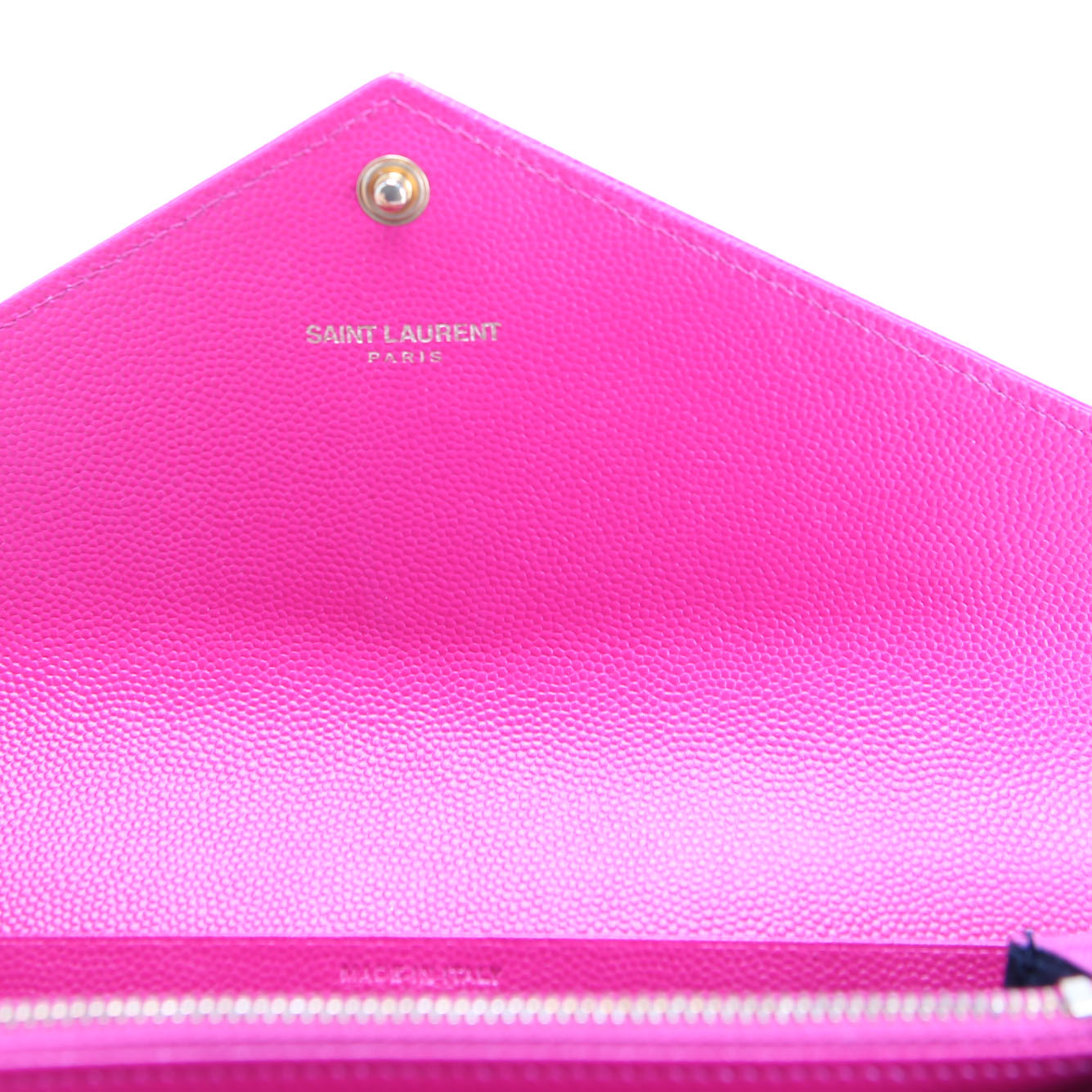 Flap Wallet Large Grain De 372264 Pink