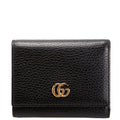 Gucci 474746 Marmont Tri-Fold Wallet Black