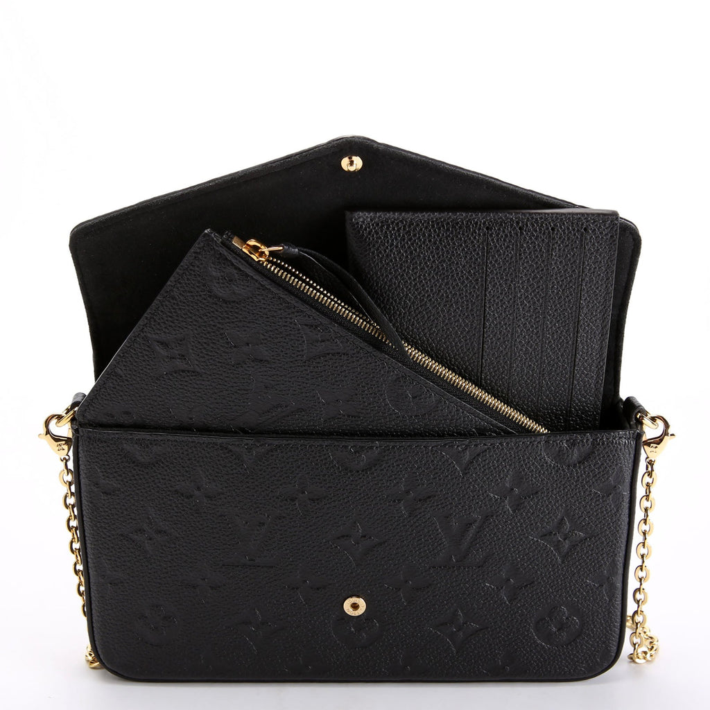 Pochette Felicie Empriente Black