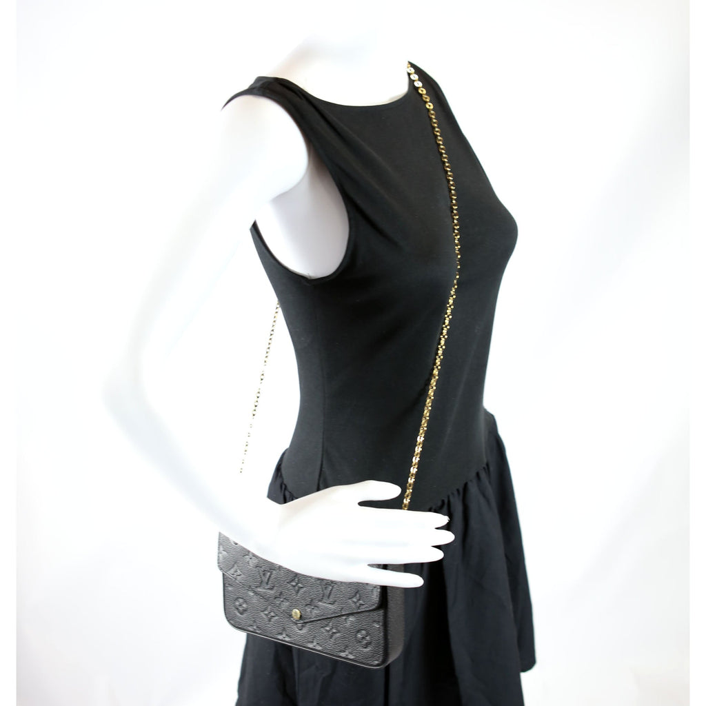 Pochette Felicie Empriente Black