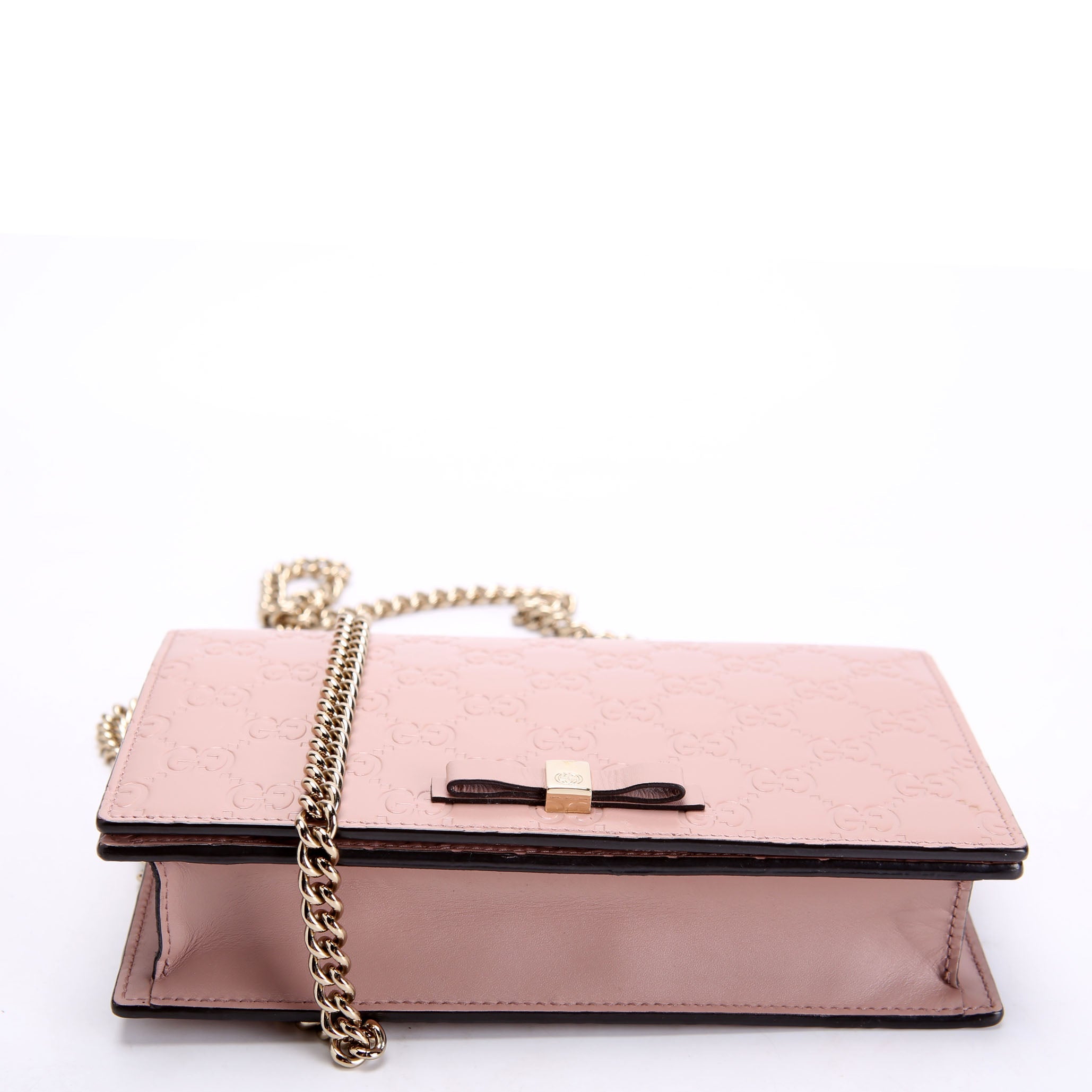 431408 Guccissima Chain Wallet Pink