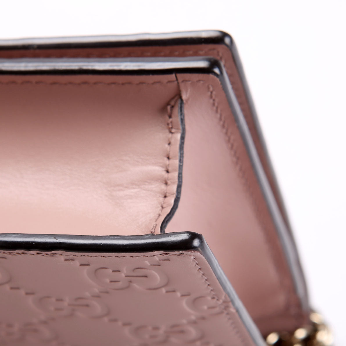 431408 Guccissima Chain Wallet Pink