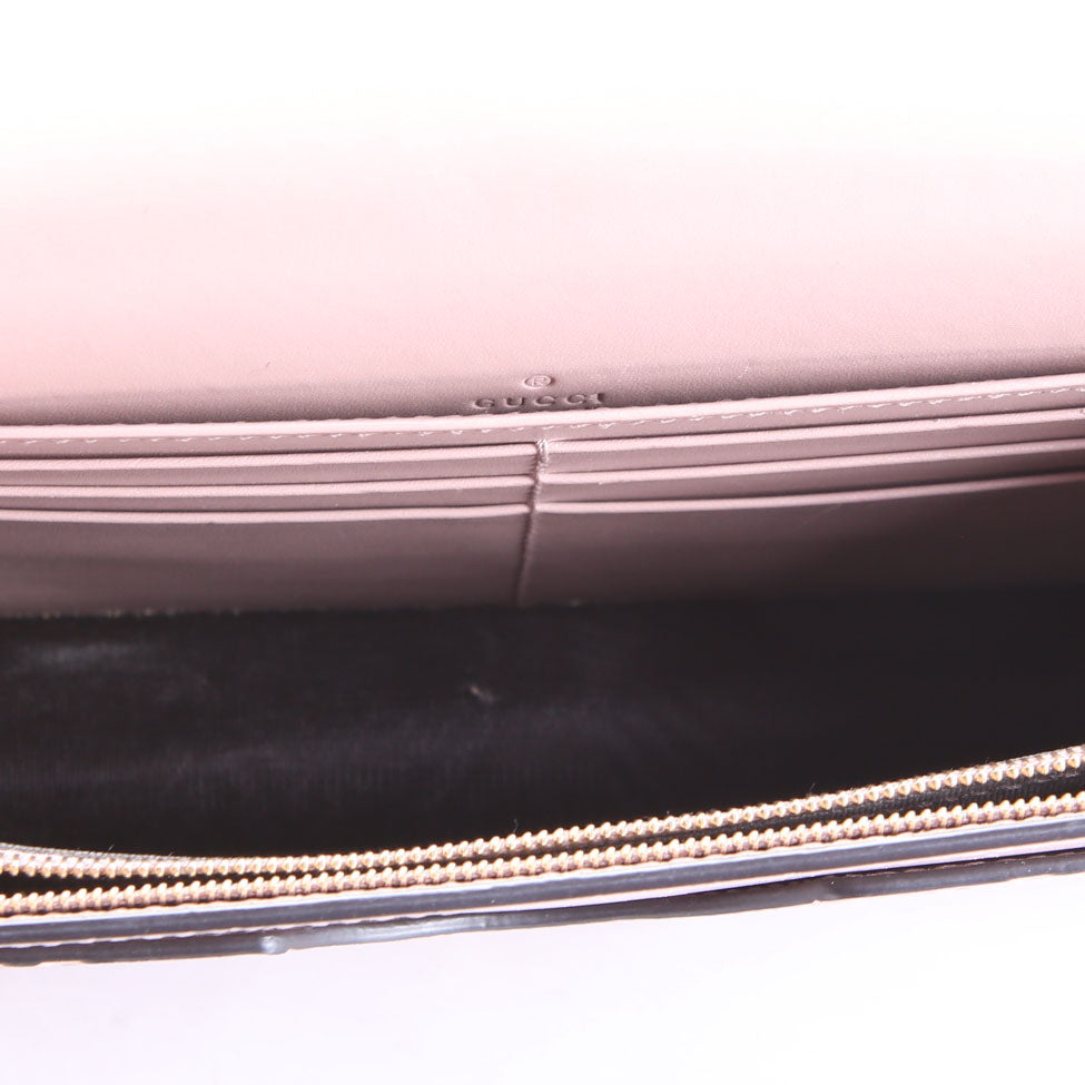 431408 Guccissima Chain Wallet Pink