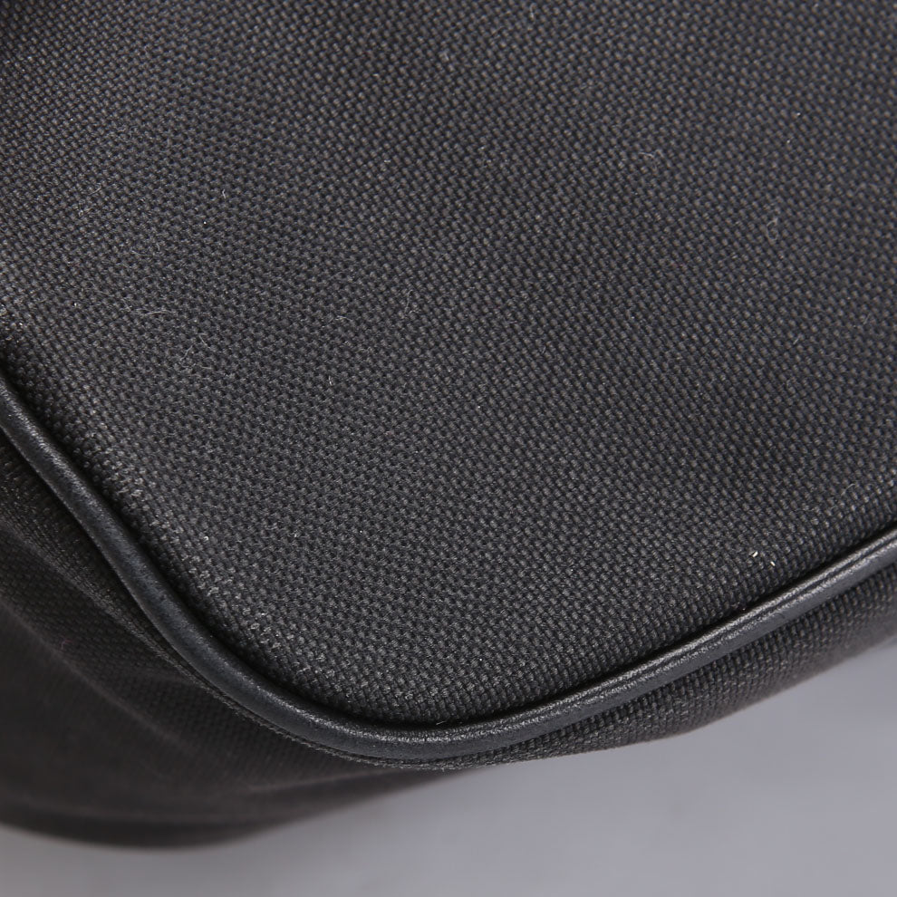 Prada 1BH038 Duet Logo Jacquard Bucket Black