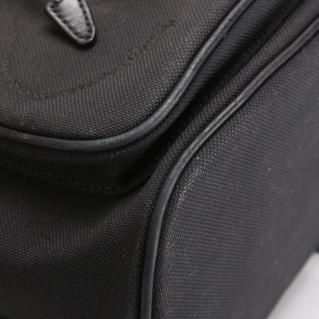 Prada 1BH038 Duet Logo Jacquard Bucket Black