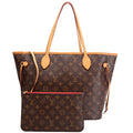 Louis Vuitton Neverfull W/Wallet MM Monogram