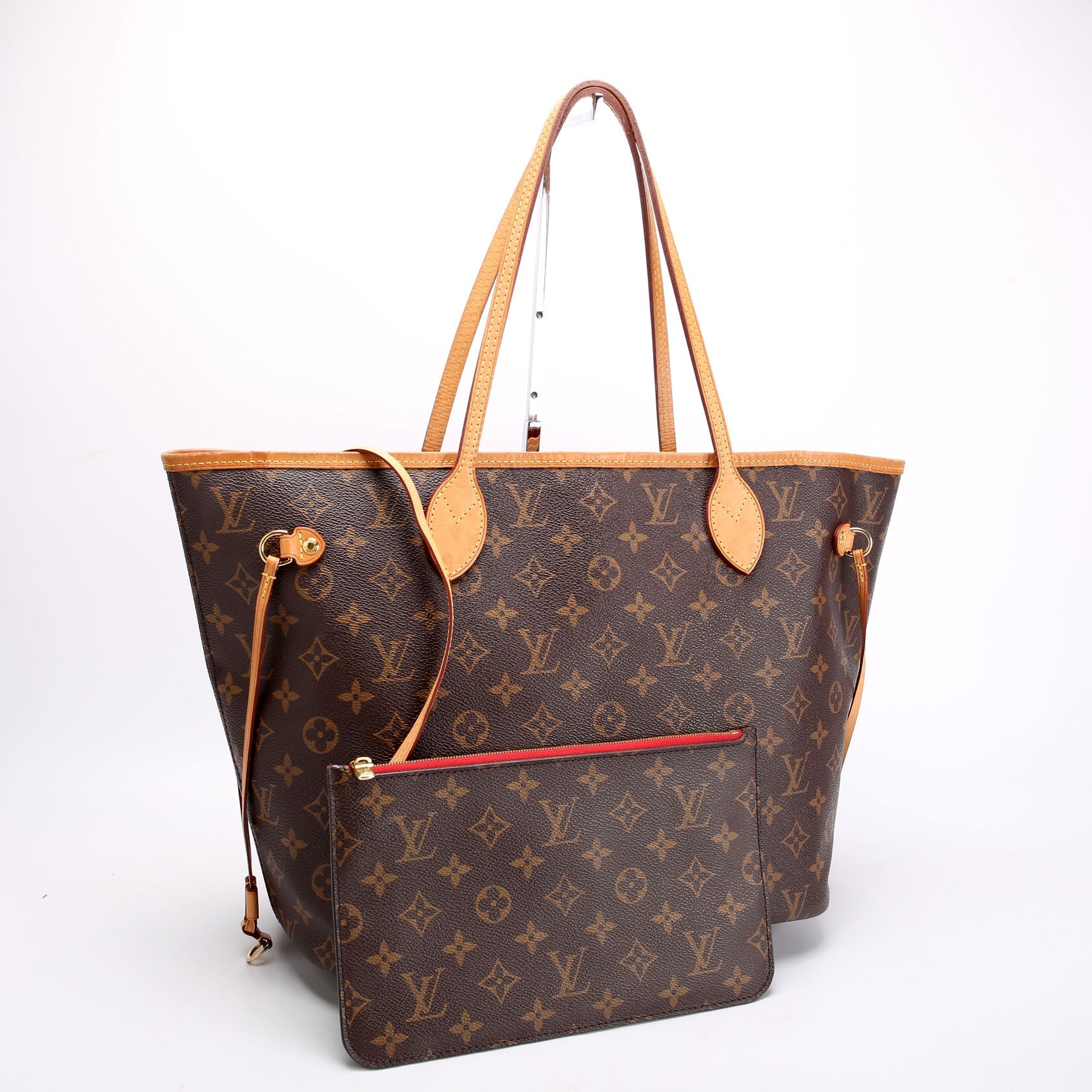 Louis Vuitton Neverfull W/Wallet MM Monogram
