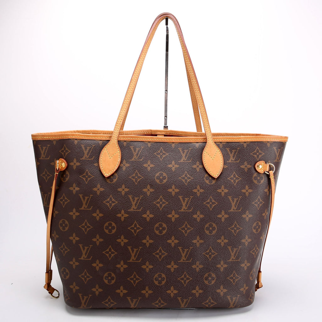 Louis Vuitton Neverfull W/Wallet MM Monogram