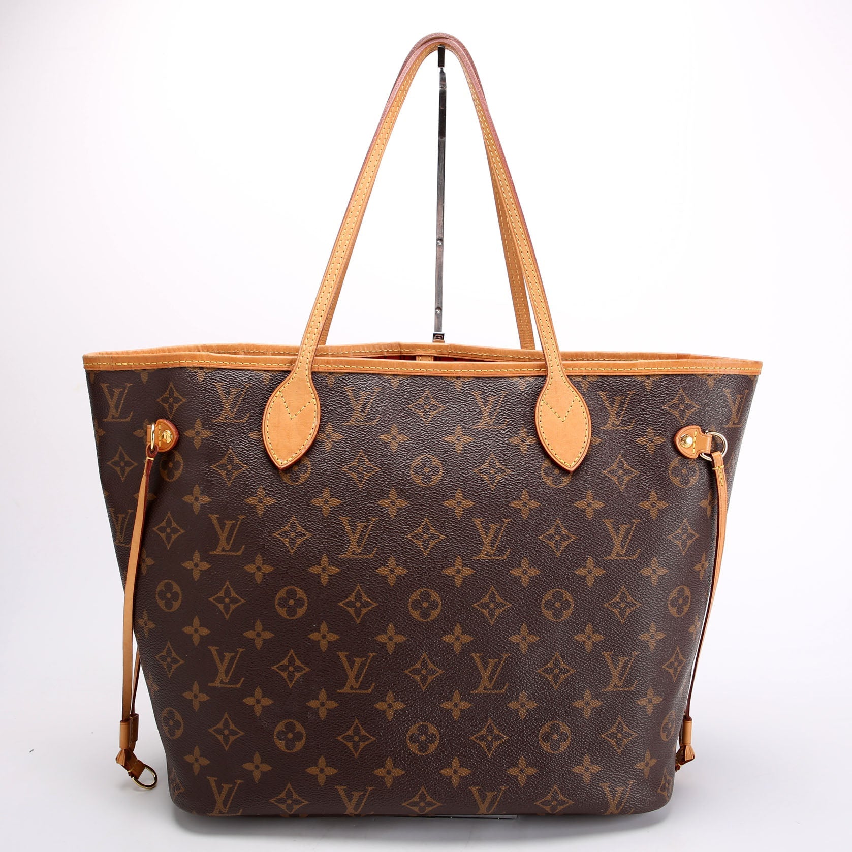 Louis Vuitton Neverfull W/Wallet MM Monogram