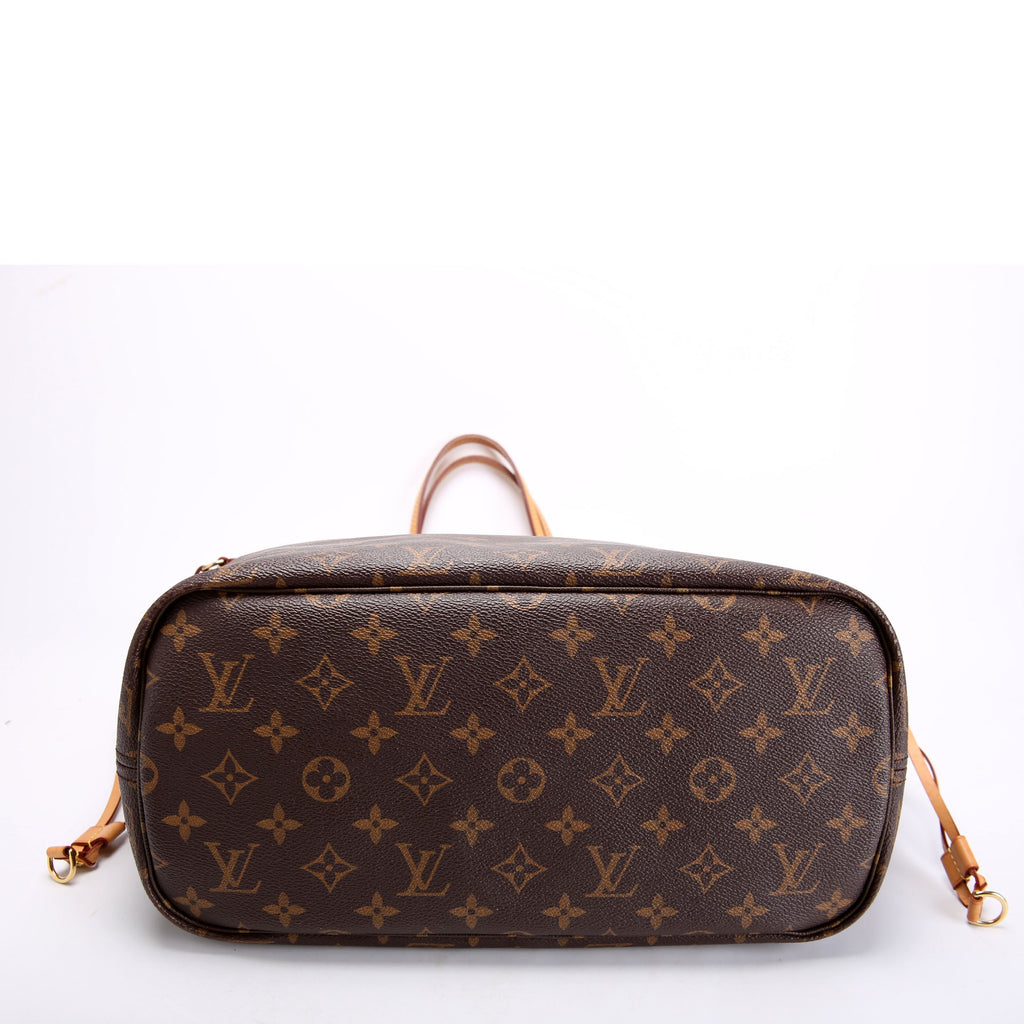Louis Vuitton Neverfull W/Wallet MM Monogram