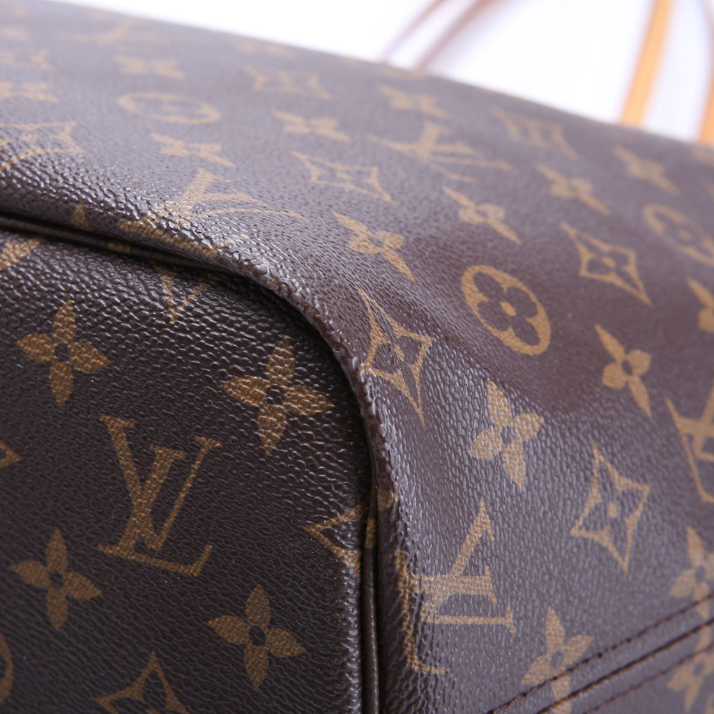 Louis Vuitton Neverfull W/Wallet MM Monogram