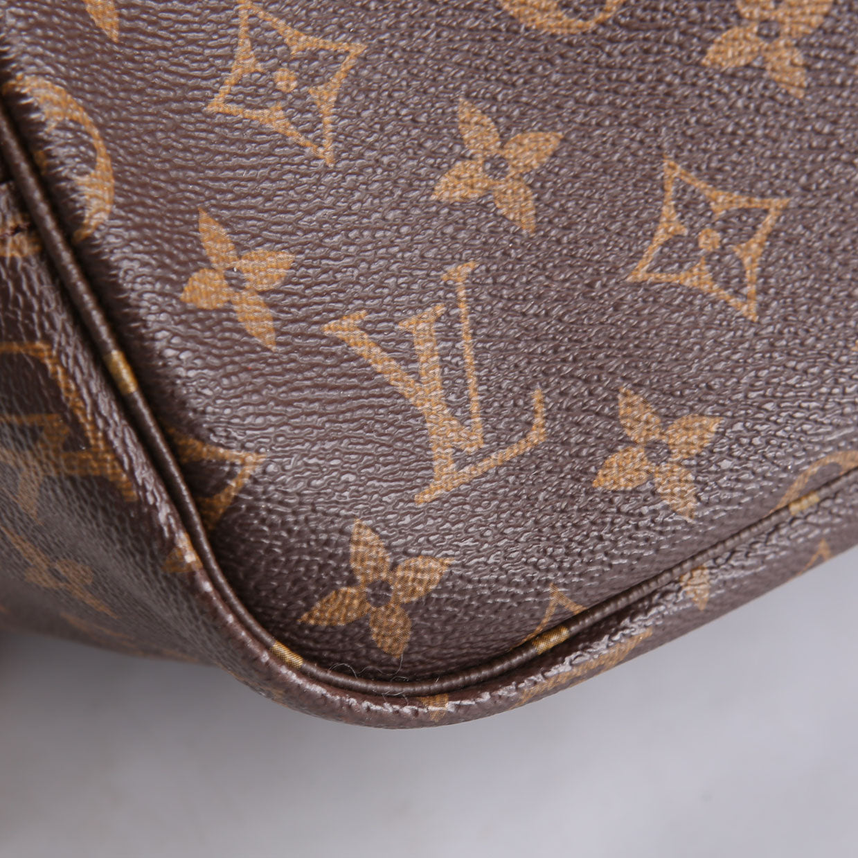 Louis Vuitton Neverfull W/Wallet MM Monogram