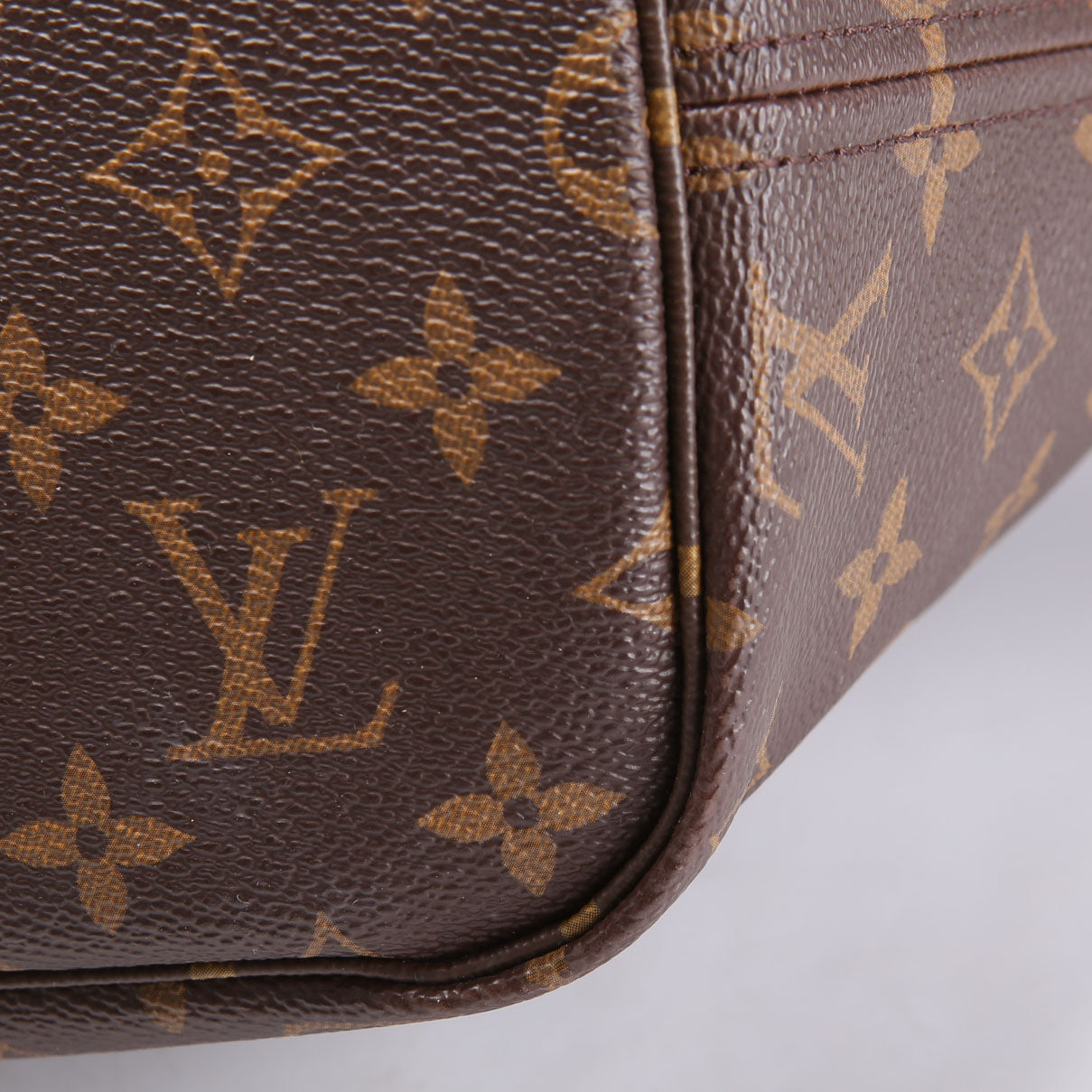 Louis Vuitton Neverfull W/Wallet MM Monogram