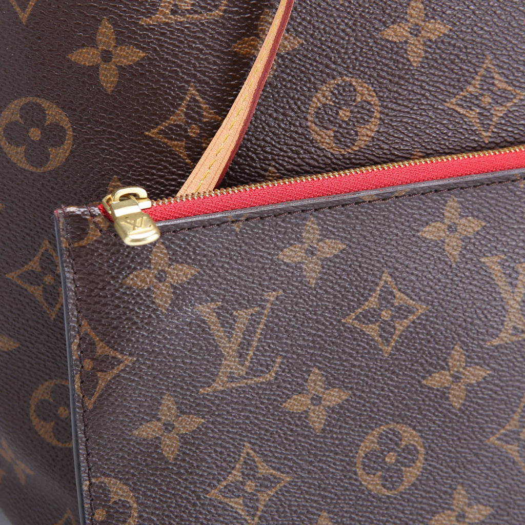 Louis Vuitton Neverfull W/Wallet MM Monogram