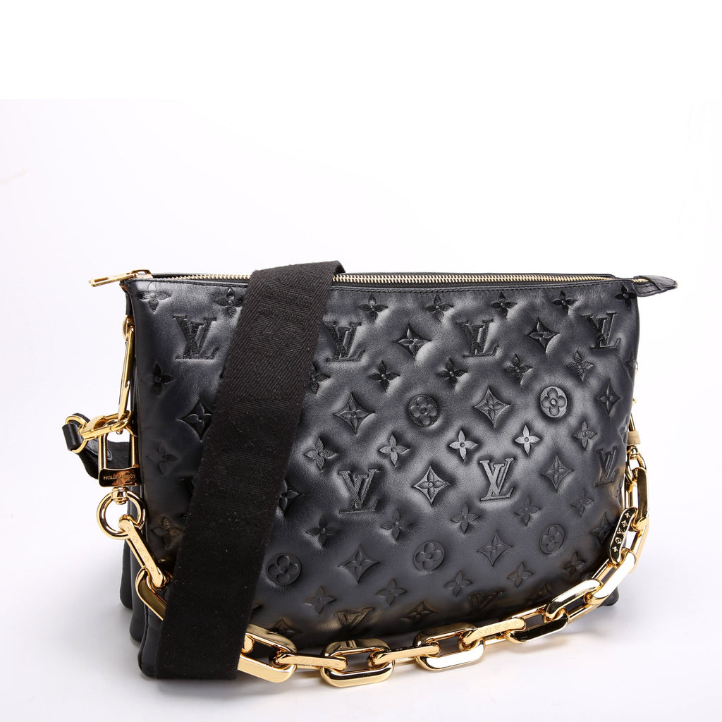 Coussin MM Lambskin Black