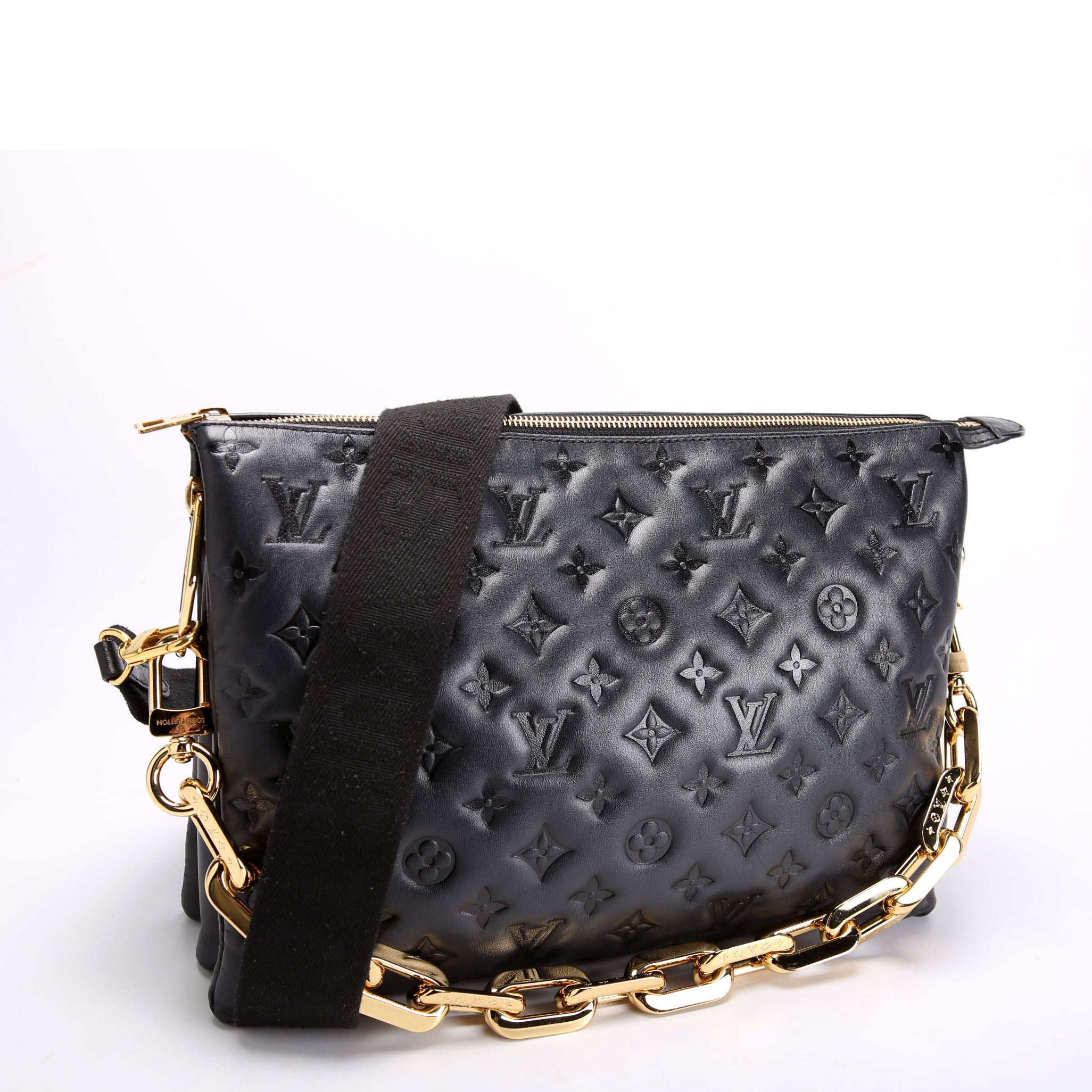 Coussin MM Lambskin Black