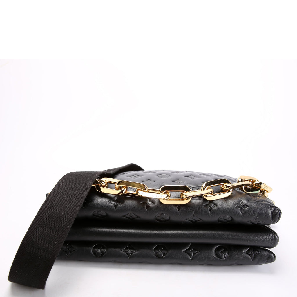 Coussin MM Lambskin Black
