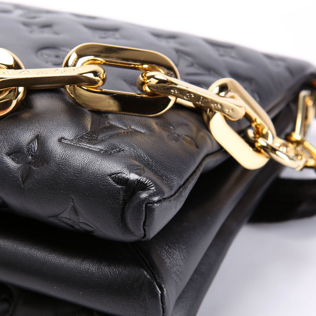Coussin MM Lambskin Black