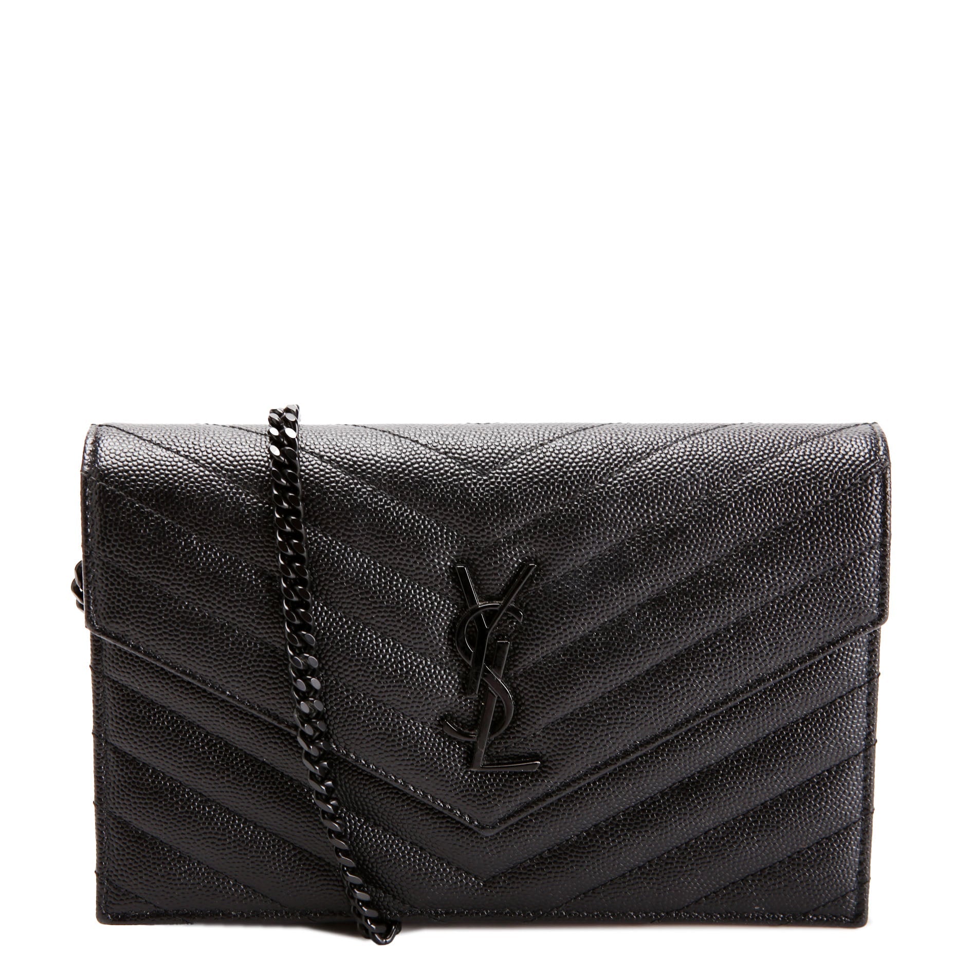Envelope Chain Wallet 695108 Black