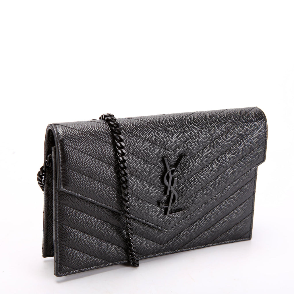 Envelope Chain Wallet 695108 Black